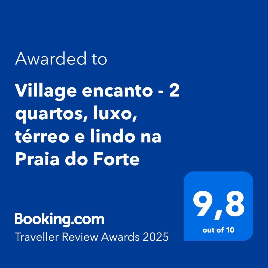 Village Encanto - 2 Quartos, Luxo, Terreo E Lindo Na Praia Do Forte Zewnętrze zdjęcie